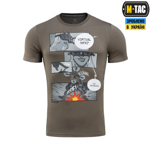 M-TAC ФУТБОЛКА COMICS DRONE GIRL DARK OLIVE