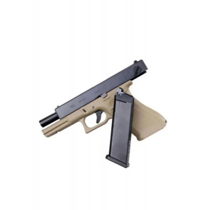 WE ПИСТОЛЕТ GLOCK 18C GEN3 GBB SS10003-HT