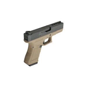 WE ПИСТОЛЕТ GLOCK 18C GEN3 GBB SS10003-HT