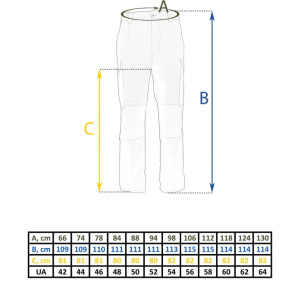 TAILOR ТАКТИЧНІ ШТАНИ CANVAS BLACK 68002202