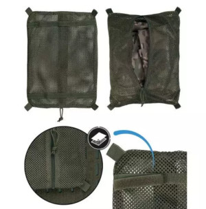 MIL-TEC ПОДСУМОК УНИВЕРСАЛЬНЫЙ MESH BAG WITH VELCRO L OLIVE 16003701