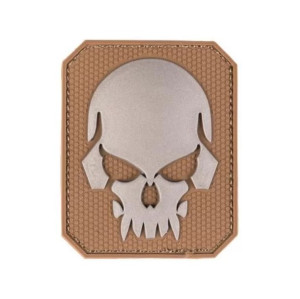 MIL-TEC НАШИВКА SKULL PATCH PVC 3D LARGE COYOTE 16832119