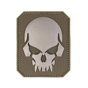 MIL-TEC НАШИВКА SKULL PATCH PVC 3D LARGE OLIVE 16832101