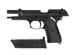 KJW ПИСТОЛЕТ BERETTA M92F/M9 METAL GREEN GAS 257 HS2376