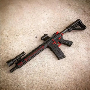 G&G АВТОМАТ M4 CM16 SRXL RED EDITION HS2587