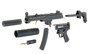 CYMA ПИСТОЛЕТ-ПУЛЕМЁТ MP5 CM.041 SD6 BLUE LIMITED EDITION HS0291