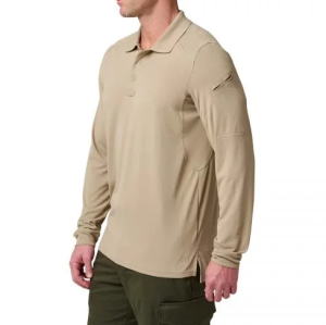 5.11 ПОЛО С ДЛИННЫМ РУКАВОМ HELIOS LONG SLEEVE POLO SILVER TAN 42022-160