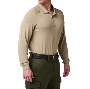 5.11 ПОЛО С ДЛИННЫМ РУКАВОМ HELIOS LONG SLEEVE POLO SILVER TAN 42022-160