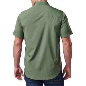 5.11 РУБАШКА ТАКТИЧЕСКАЯ AERIAL SHORT SLEEVE SHIRT GREENZONE 71378-368