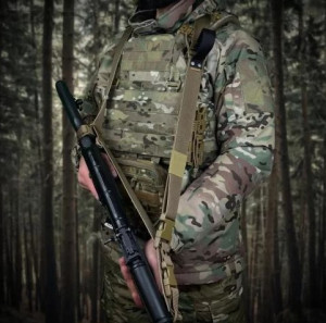 RAGNAROK ТРИТОЧКОВИЙ РЕМІНЬ HEL SLING COYOTE F-03-1