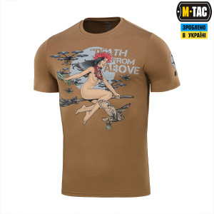 M-TAC ФУТБОЛКА DEATH FROM ABOVE COYOTE BROWN