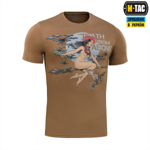 M-TAC ФУТБОЛКА DEATH FROM ABOVE COYOTE BROWN