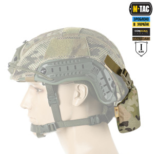 M-TAC БАЛЛИСТИЧЕСКАЯ ЗАЩИТА ЗАТЫЛКА С КРЕПЛЕНИЕМ НА ШЛЕМ 1 КЛАСС ЗАЩИТЫ (FMS) MULTICAM