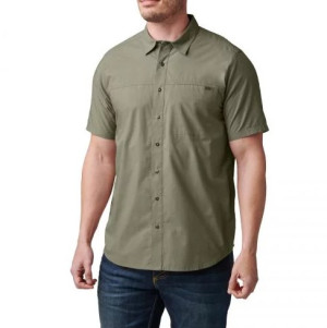 5.11 РУБАШКА ТАКТИЧЕСКАЯ WYATT SHORT SLEEVE SHIRT SAGE GREEN 71203-831
