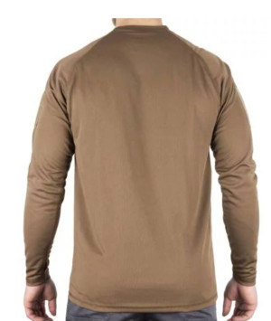 MIL-TEC ФУТБОЛКА TACTICAL LONG SLEEVE SHIRT QUICKDRY DARK COYOTE 11082019
