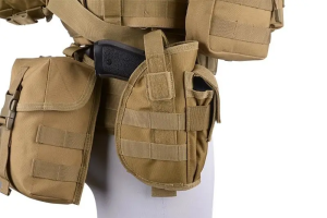 GFC КОБУРА UNIVERSAL HOLSTER WITH MAGAZINE POUCH OLIVE 24003