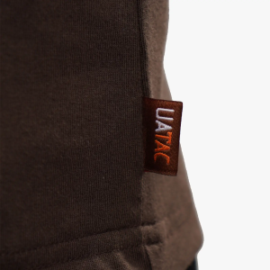 UATAC ФУТБОЛКА З ПРИНТОМ ТРИЗУБ DARK BROWN 53201231