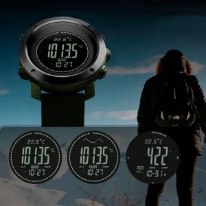 SKMEI ЧАСЫ ТАКТИЧЕСКИЕ МУЛЬТИФУНКЦИОНАЛЬНЫЕ 1427 OLIVE