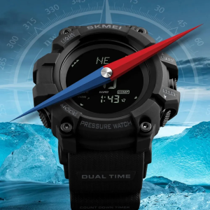 SKMEI ЧАСЫ ТАКТИЧЕСКИЕ МНОГОФУНКЦИОНАЛЬНЫЕ 1358 BLACK