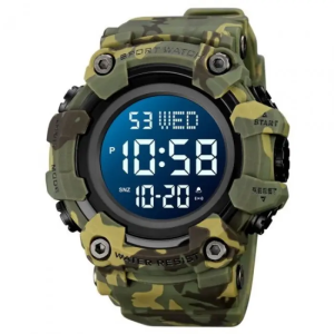 SKMEI ГОДИННИК ТАКТИЧНИЙ 1968 CAMO GREEN 25836