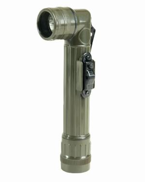 MIL-TEC ФОНАРЬ LED MEDIUM ANGLEHEAD FLASHLIGHT OLIVE 15143101