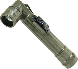 MIL-TEC ФОНАРЬ LED MEDIUM ANGLEHEAD FLASHLIGHT OLIVE 15143101