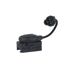 NIGHT EVOLUTION ЛІХТАР НА ШОЛОМ MPLS 3 BLACK NE05015-BK-RED
