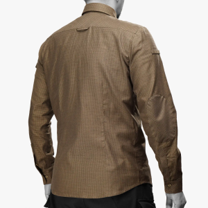 UATAC СОРОЧКА PLAID BROWN 5121