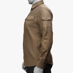UATAC СОРОЧКА PLAID BROWN 5121