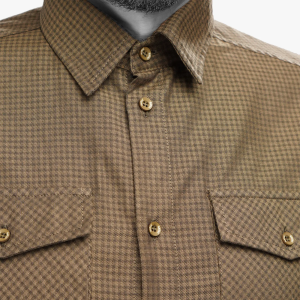 UATAC СОРОЧКА PLAID BROWN 5121
