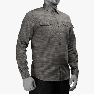 UATAC РУБАШКА PLAID GREY 5122