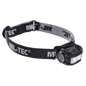 MIL-TEC ФОНАРЬ НАЛОБНЫЙ LED 4-COLOUR HEADLIGHT BLACK 15170102