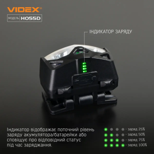 VIDEX НАЛОБНЫЙ ФОНАРЬ VLF-H055D 26018