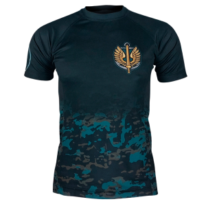KRAMATAN TACTICAL DESIGN ФУТБОЛКА МОРСЬКА ПІХОТА DARK AQUA