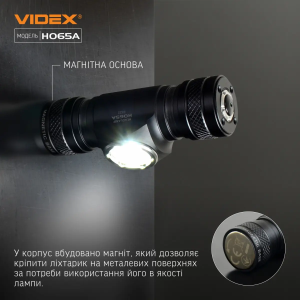 VIDEX НАЛОБНИЙ ЛІХТАР VLF-H065A 26657