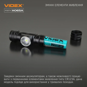 VIDEX НАЛОБНИЙ ЛІХТАР VLF-H065A 26657