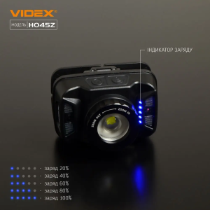 VIDEX НАЛОБНИЙ ЛІХТАР VLF-H045Z 27309