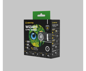 ARMYTEK НАЛОБНЫЙ ФОНАРЬ WIZARD C1 PRO MAGNET USB WHITE 30469