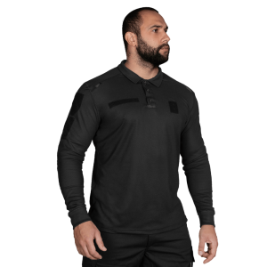 CAMO-TEC ПОЛО PALADIN LONG LT COOLPASS PIQUE LIGHT BLACK 7367