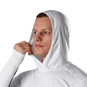 CAMO-TEC ЛОНГСЛИВ CHITON AIR HOOD COOLPASS SJ WHITE 7572