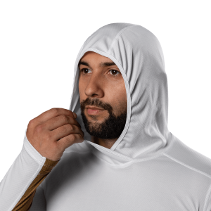 CAMO-TEC ЛОНГСЛІВ CHITON AIR HOOD WHITE 8062