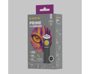 ARMYTEK ФОНАРЬ PRIME C2 MAGNET USB WHITE 30479