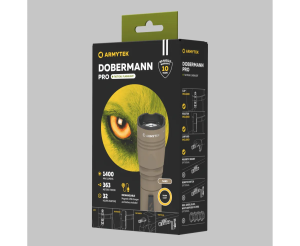 ARMYTEK ЛІХТАР DOBERMANN PRO MAGNET USB SAND WARM 30484