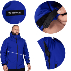 CAMO-TEC КУРТКА RUBICON SOFTSHELL BLUE 7493