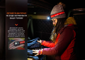 FENIX НАЛОБНЫЙ ФОНАРЬ HL16 AAA BLACK 31698