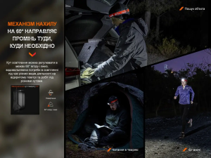 FENIX НАЛОБНЫЙ ФОНАРЬ HL16 AAA BLACK 31698