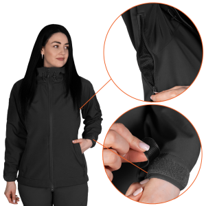 CAMO-TEC КУРТКА ЖЕНСКАЯ SOFTSHELL STALKER BLACK 7442