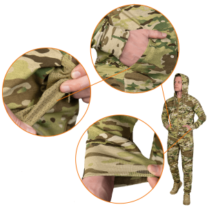 CAMO-TEC КОСТЮМ СПОРТИВНИЙ BASIC ZIP MULTICAM 7982