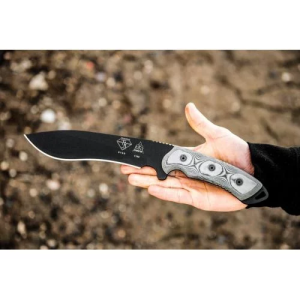 TOPS KNIVES НОЖ DART FIXED BLADE KNIFE 5160 STEEL BLACK DART-002