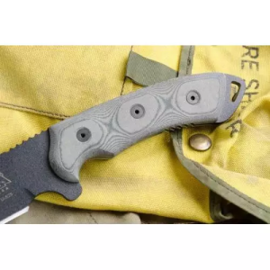 TOPS KNIVES НОЖ DART FIXED BLADE KNIFE 5160 STEEL BLACK DART-002
